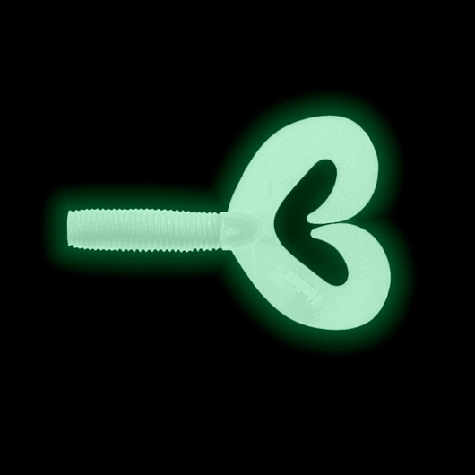 Твистер Credo Double Tail 3.54", 9см, Phosphorus Твистер Credo Double Tail 3.54", 9см, Phosphorus